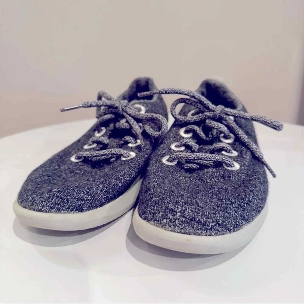 Allbirds Wool Runners Gray Sneakers Lightweight Walking Shoes Size 7